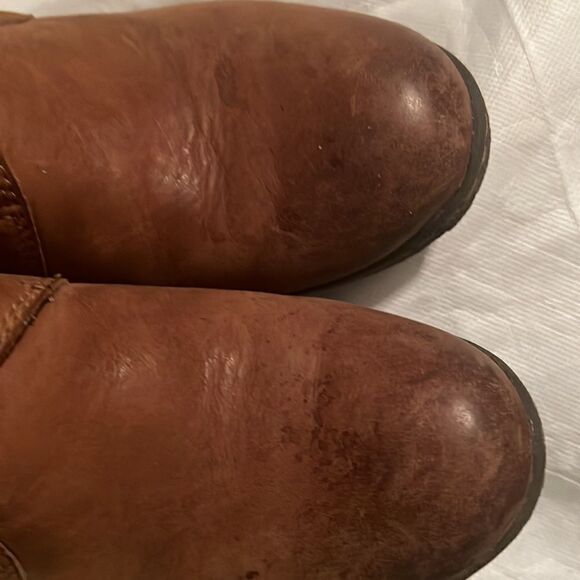 B.o.c Brown Leather Booties Size 7.5 - Picture 6 of 6